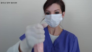 Nurse Handjob Mask - Sick Nurse Gives BlowJob & HandJob in Latex Gloves & Surgical Mask POV |  Modelhub.com
