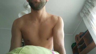 Español guapo con músculos follando culo con vista POV