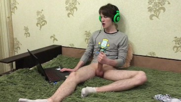 Cute Home Masturbation - Teen Boy (First Time) Watching Porno . Daddy At Home / HARD ORGASM / CUTE |  Modelhub.com