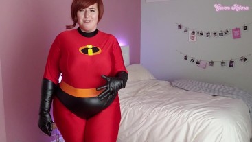 Elastigirl Mrs. Incredible ass worship & ass expansion jerk off ...