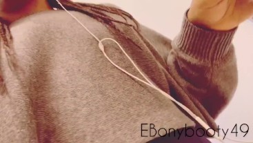 slutty ebony School girl farting while studying | Modelhub.com
