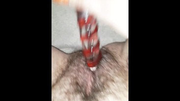 Fat hairy creamy pussy gushes squirt