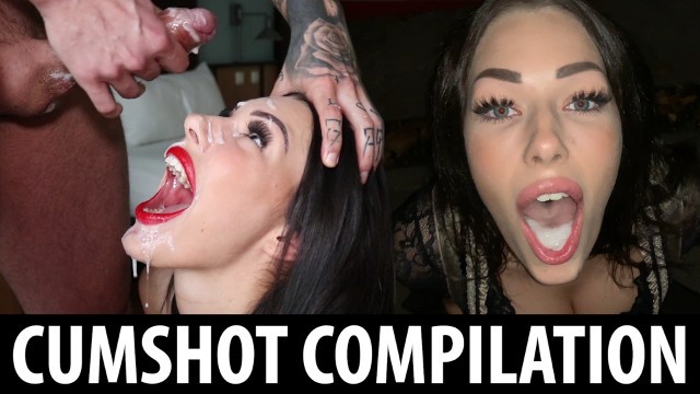 Good Sluts Don't Dodge the Cum - Shaiden Rogue Facial & Cumshot Compilation