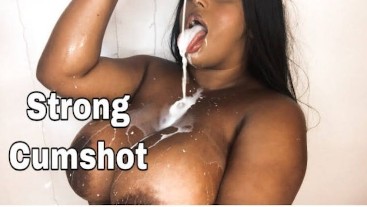 Bath milk on tits