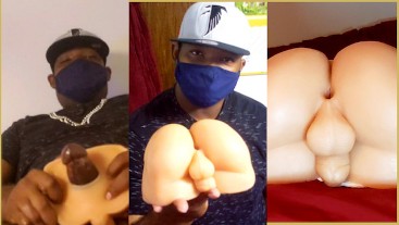 Big Hot Stud breaking in a new fuck toy: Your asshole could be next!