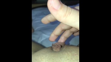 Quick finger after orgasm
