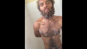 Sexy model showers naked sexy fun for you Mount Men Rock Mercury