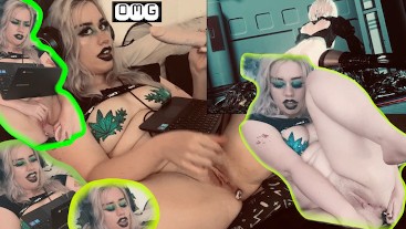 YOUTUBE PARODY- Goth Halloween Egirl STUDIO FOW Porn Reaction ...