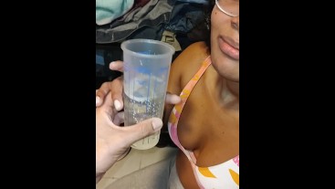 Drinking all my man's piss during the day (Part 5)