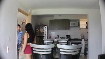I discover that my stepsister is a webcam model and I pay for my silence with a blowjob (part1)