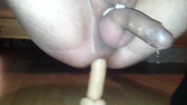 Archive #2 - fast cum after dildo slides in his young asshole