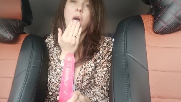 ASMR Littlemarylove gives JOI in public, car, dirty talk