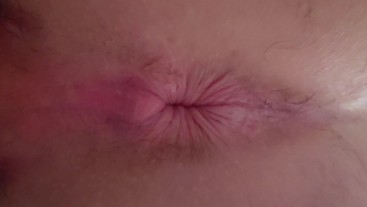 Extreme Close Up Asshole Puckering and Anal Bead Insertion