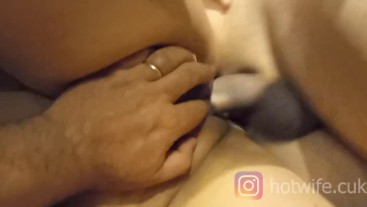 Cuckold loves to see friend's penis entering my pussy without a condom