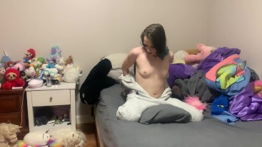 Masturbating in my onesie