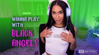 Erotic Gaming Session starring Black Angel (Passthrough)